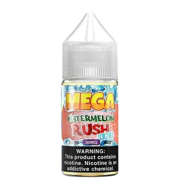 Mega E-Liquids Salt Series E-Liquid 30mL | 30mg Watermelon Rush Ice Bottle