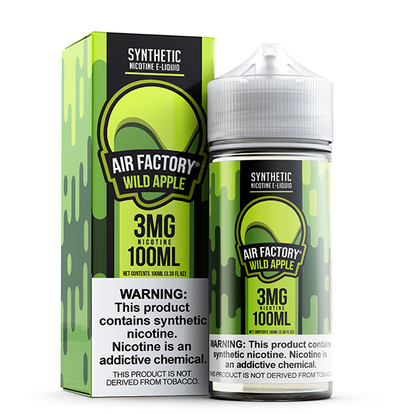 Air Factory TFN Series E-Liquid 100mL (Freebase) |  Wild Apple with packaging