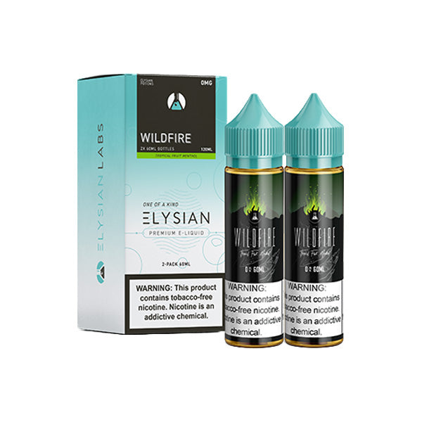 Elysian Series E-Liquid 120mL (Freebase) | 0mg Wild Fire with packaging