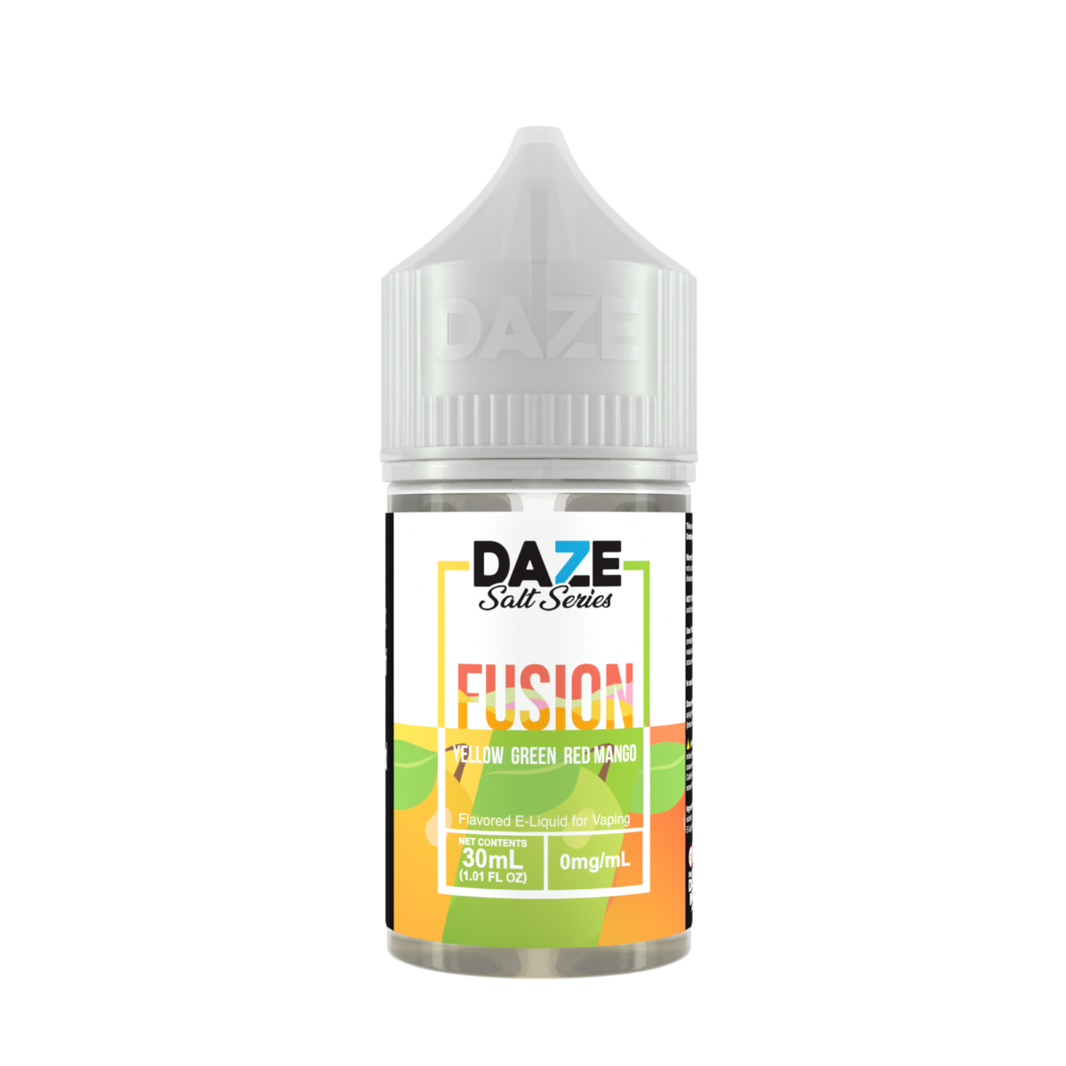 7Daze Fusion Salt Series E-Liquid 30mL (Salt Nic) | 30mg Yellow Green Red Mango