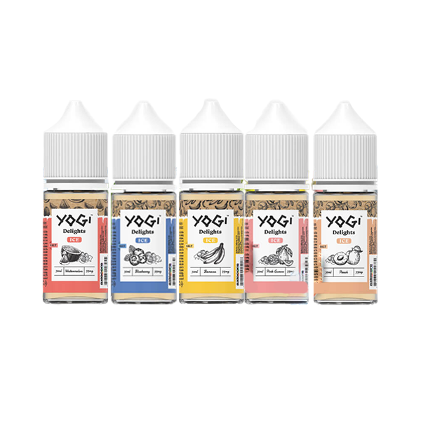 Yogi Delights TFN Salt Series E-Liquid 30mL | 50mg Group Photo