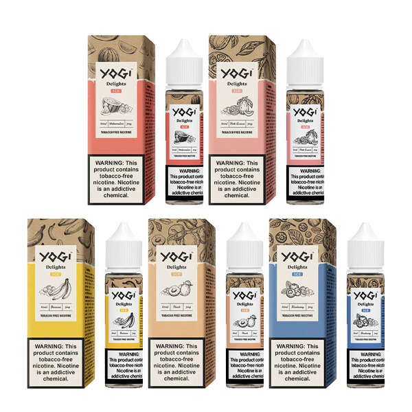 Yogi Delights TFN Series E-Liquid 60mL | 0mg group photo