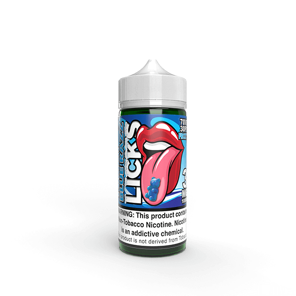 Licks TFN by Juice Roll Upz E-Liquid 100mL (Freebase) | 3mg Yummi Blue Razz Frozty