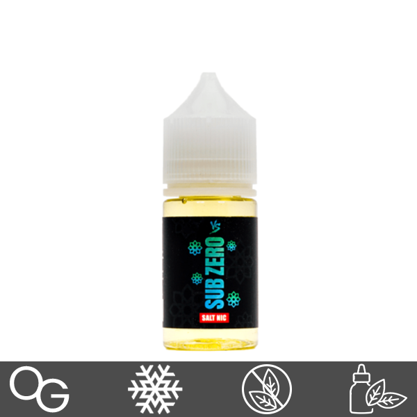 Zero Degrees (Subzero) Salt Series E-Liquid 35mg | 30mL (Salt Nic)