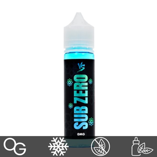 Zero Degrees (Subzero) Series E-Liquid 0mg | 60mL (Freebase)